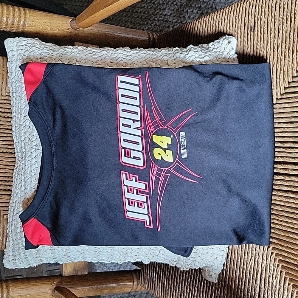Nascar, Jeff Gordon 24, black short sleeve t shirt, size L